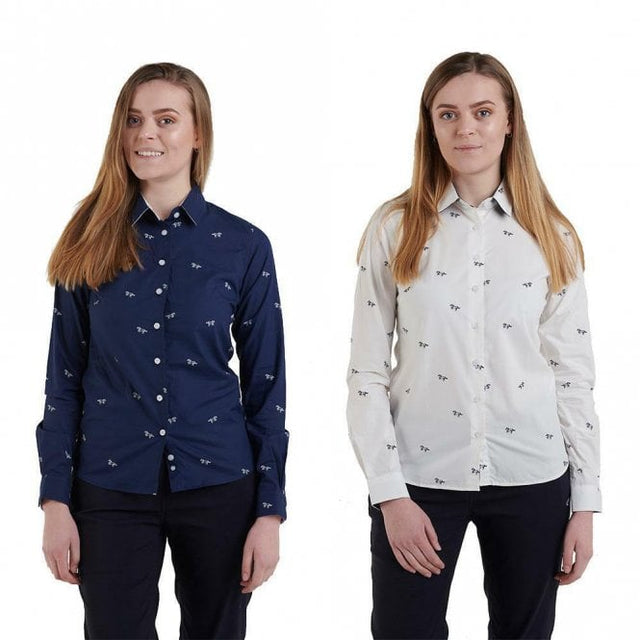 Hazy Blue Womens Ladies Long Sleeve Shirt - Vinita - Just £18.99! Shop now at Warwickshire Clothing.