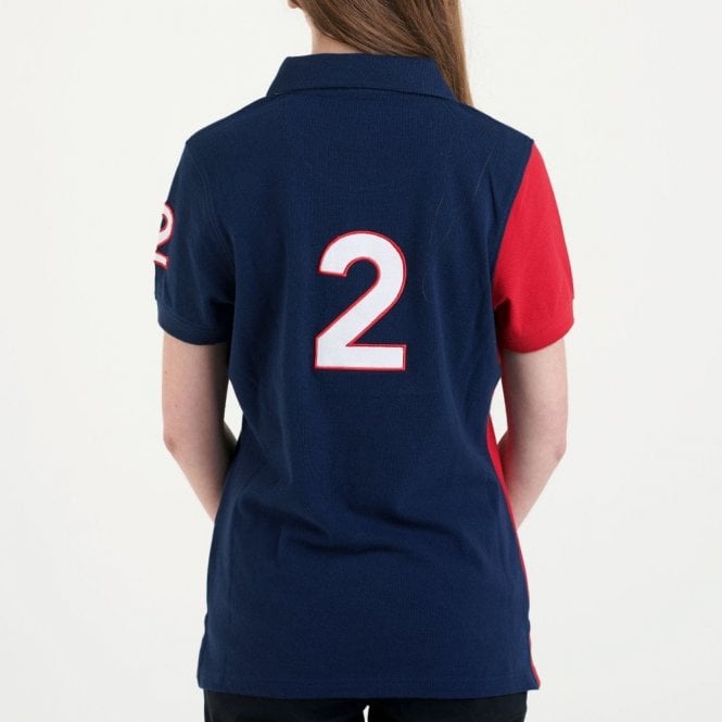 Hazy Blue Womens Short Sleeve Polo Shirt - Chole II - Just £14.99! Shop now at Warwickshire Clothing.