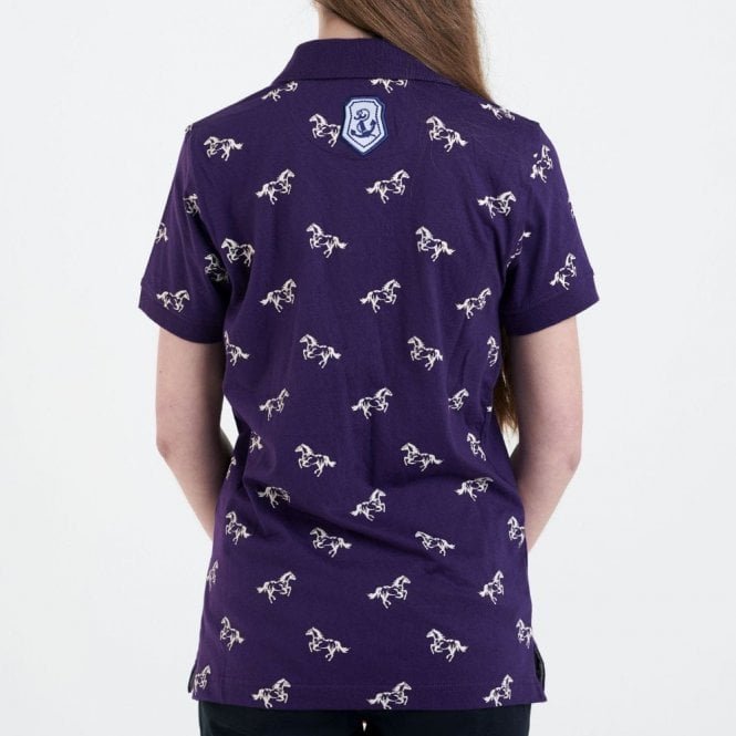 Hazy Blue Womens Cotton Short Sleeve Polo Shirt - Poppy - Just £14.99! Shop now at Warwickshire Clothing.