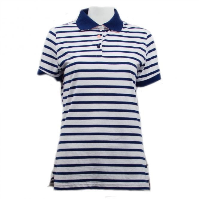 Hazy Blue Womens Short Sleeve Polo Shirt - Zoe - Just £14.99! Shop now at Warwickshire Clothing.