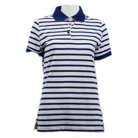 Hazy Blue Womens Short Sleeve Polo Shirt - Zoe - Just £14.99! Shop now at Warwickshire Clothing.
