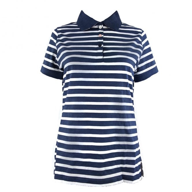Hazy Blue Womens Short Sleeve Polo Shirt - Zoe - Just £14.99! Shop now at Warwickshire Clothing.