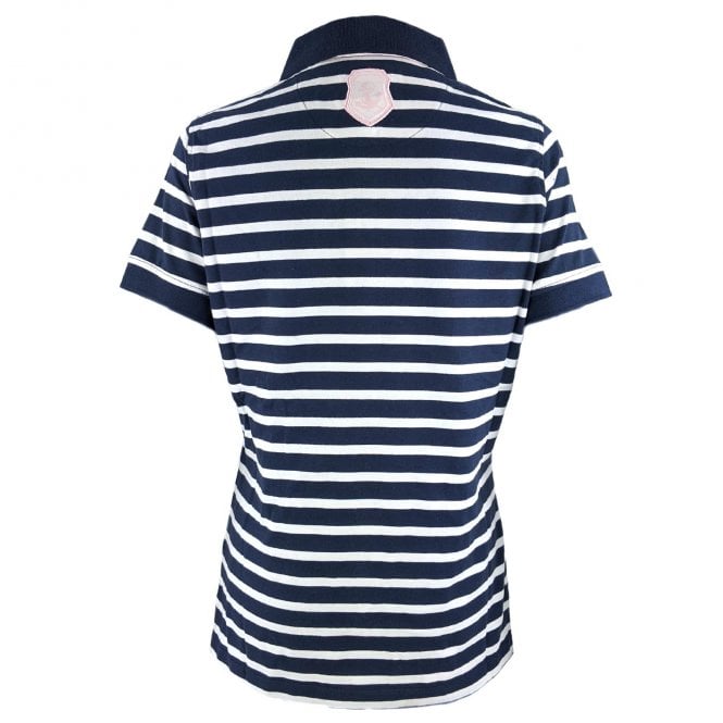 Hazy Blue Womens Short Sleeve Polo Shirt - Zoe - Just £14.99! Shop now at Warwickshire Clothing.