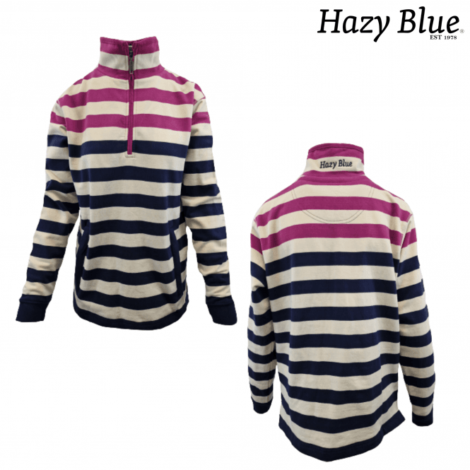 Hazy Blue Womens  Pullover Sweatshirts - Jenna - Just £29.99! Shop now at Warwickshire Clothing.