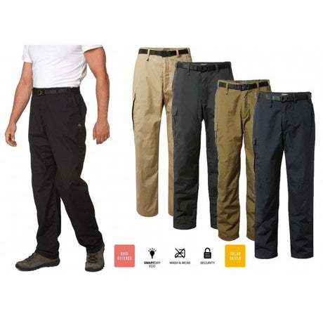 Craghoppers Kiwi Classic Trousers - CMJ600 - Long Leg - Just £34.99! Shop now at Warwickshire Clothing.