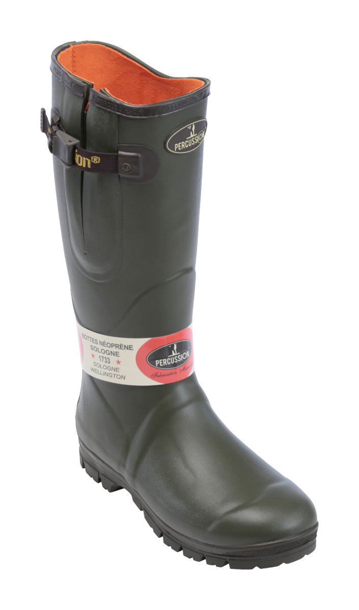 Percussion Sologne Neoprene Wellington Boots - 1733 - Just £94.99! Shop now at Warwickshire Clothing.