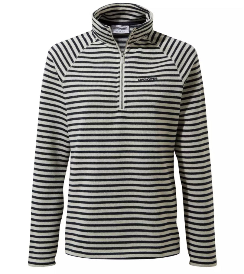 Craghoppers Womens Limelle Striped Half Zip Fleece Sweatshirt Pullover Jumper - Just £26.99! Shop now at Warwickshire Clothing.