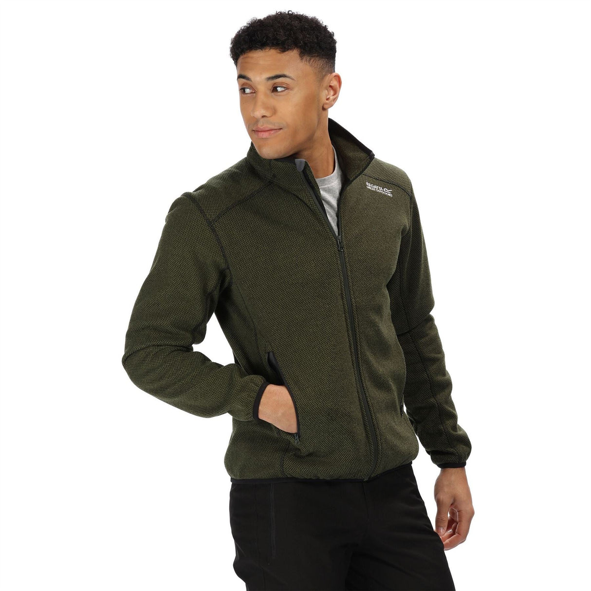 Regatta Mens Torrens Two Tone Polyester Full Zip Fleece Jacket - Just £19.99! Shop now at Warwickshire Clothing.