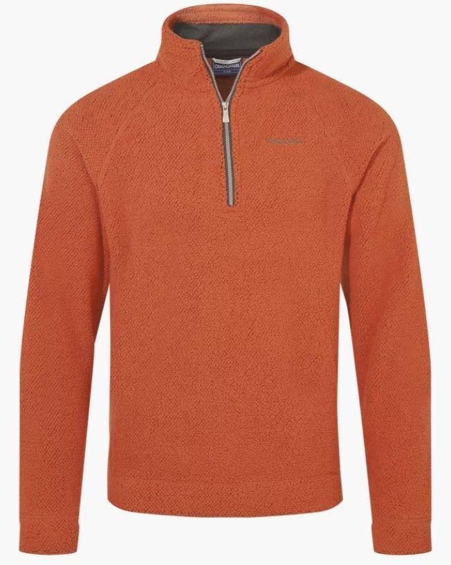 Craghoppers Mens Hayden Half Zip Snuggle Bobble Soft Warm Fleece Top - Just £27.95! Shop now at Warwickshire Clothing.