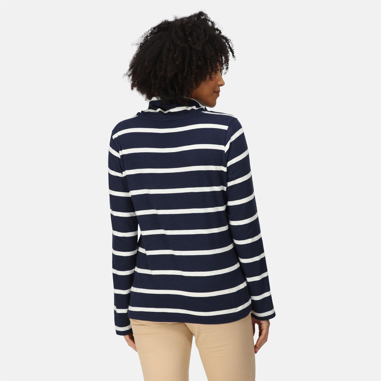 Women's Helvine Striped Sweatshirt | Navy White Stripe - Just £13.99! Shop now at Warwickshire Clothing.