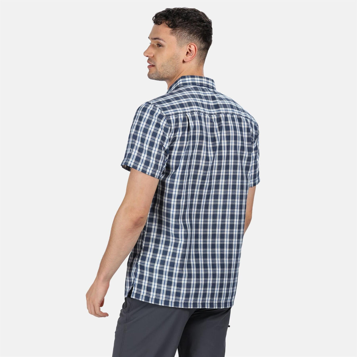 Regatta Mens Mindano V Check Short Sleeve Shirt - Just £14.99! Shop now at Warwickshire Clothing.