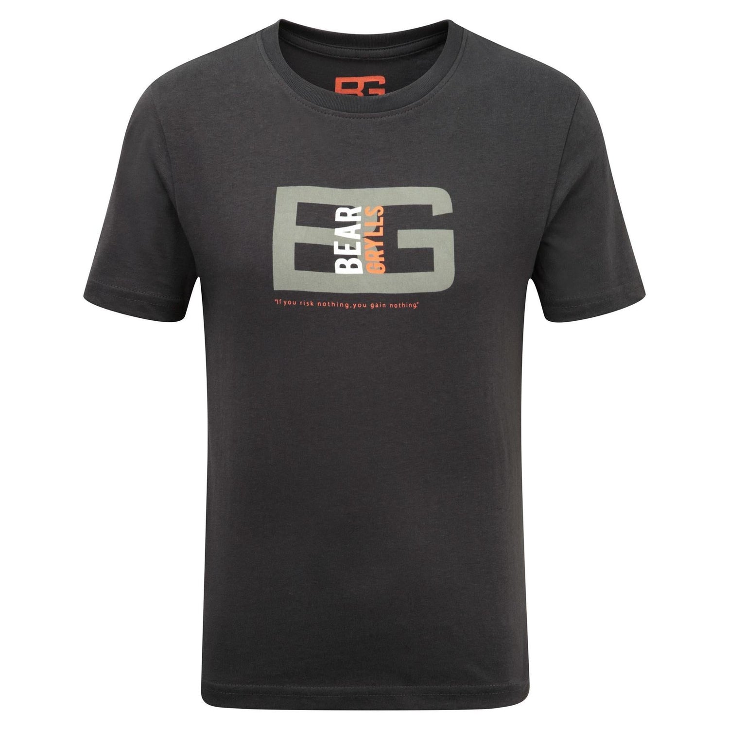Bear Grylls Kids Printed T-Shirts by Craghoppers | Black Pepper - Just £7.99! Shop now at Warwickshire Clothing.