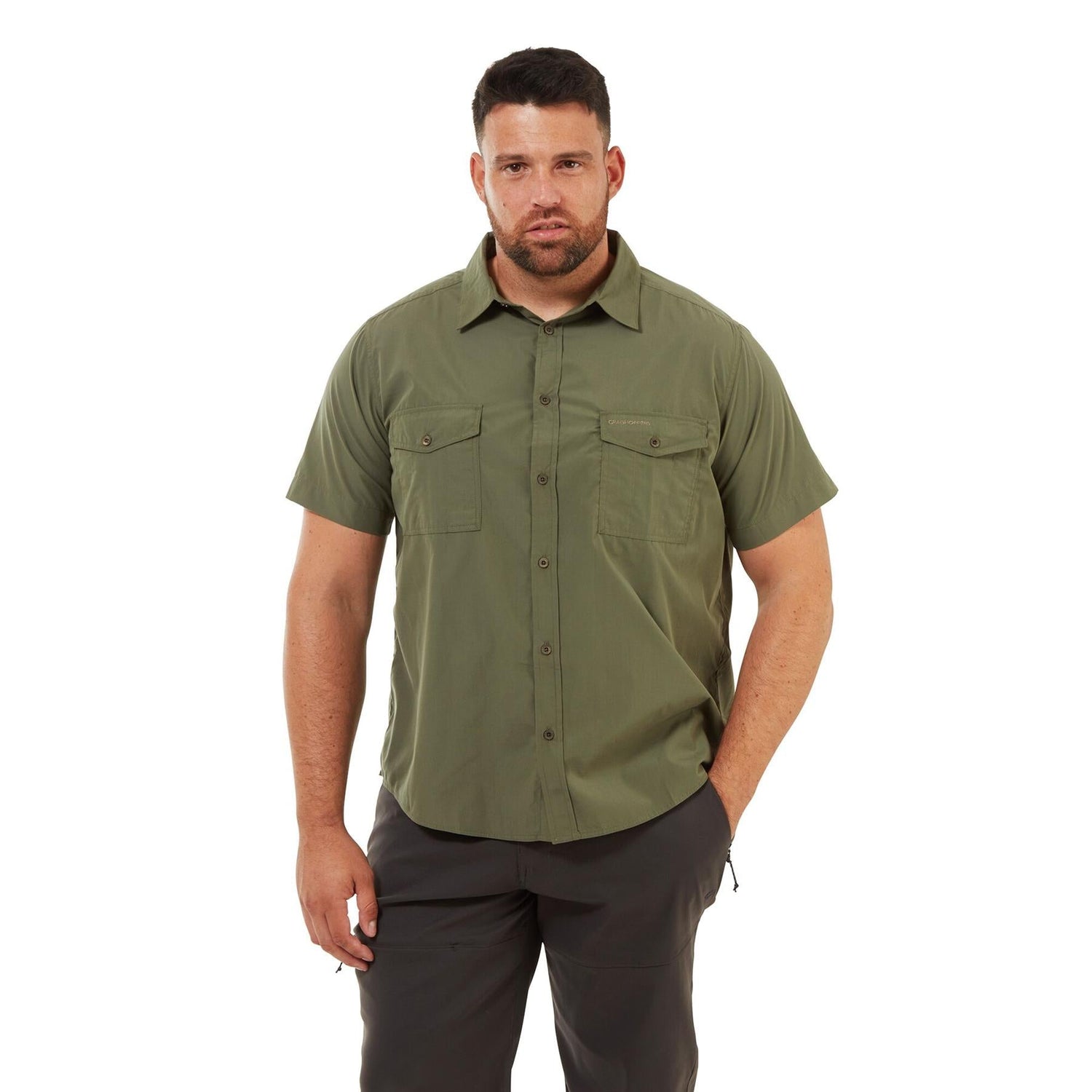 Craghoppers Mens Kiwi Short Sleeved Shirt Nosi Defense - Just £24.99! Shop now at Warwickshire Clothing.