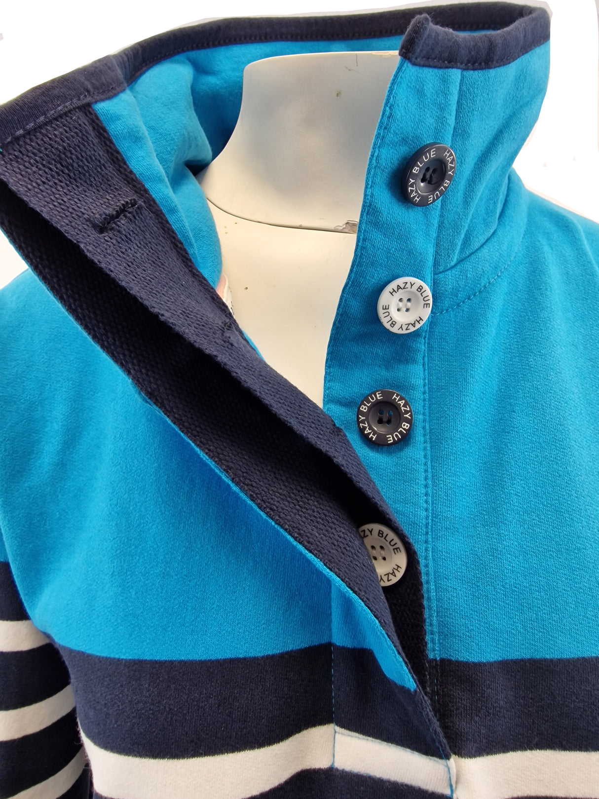 Hazy Blue Womens Pullover Sweatshirts - Tasha