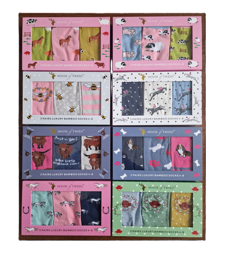 House of Tweed Luxury Ladies Bamboo Gift Novelty Socks - Just £14.99! Shop now at Warwickshire Clothing.