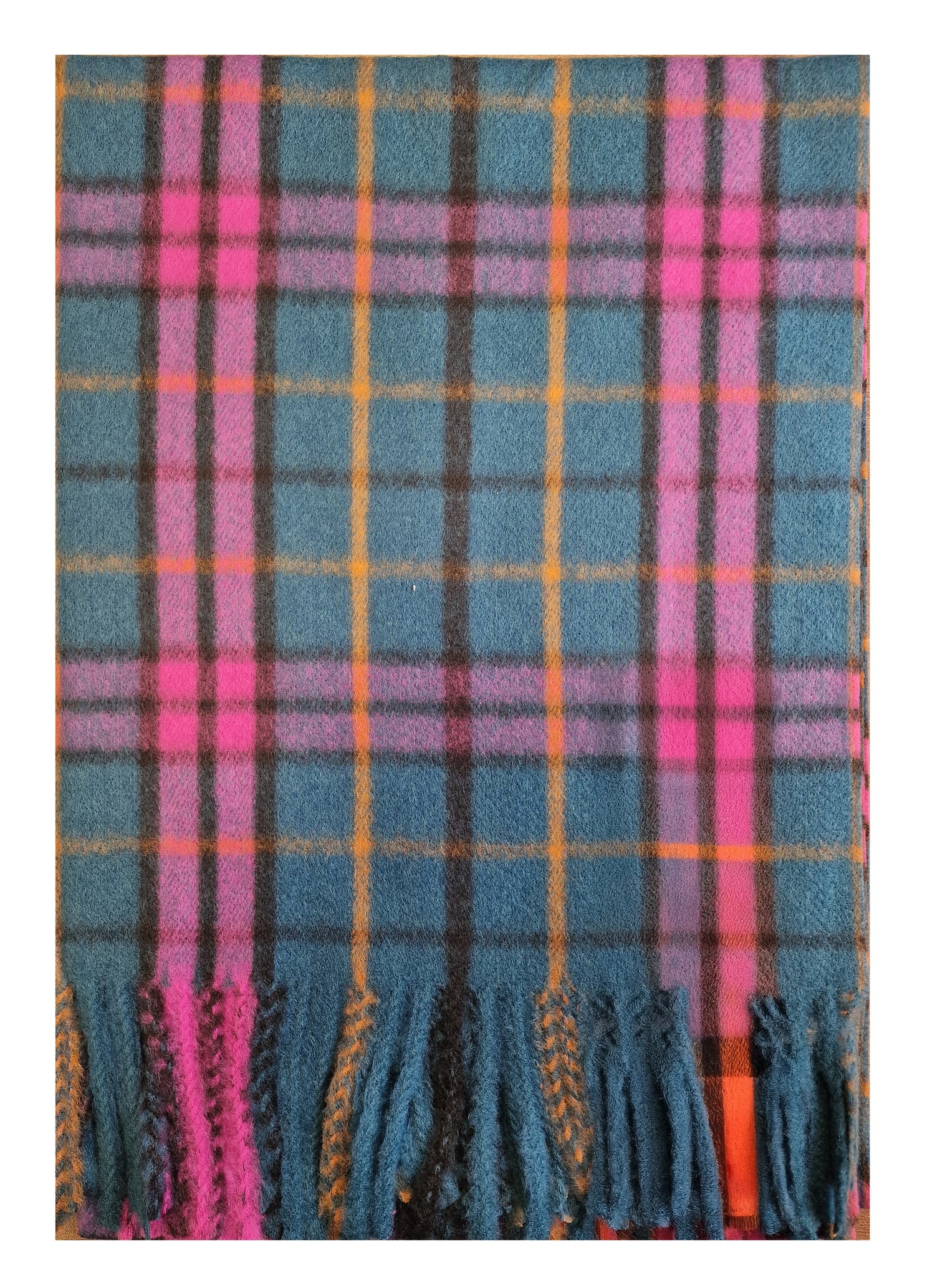 House Of Tweed Womens Soft Tartan Scarf - Just £14.99! Shop now at Warwickshire Clothing.