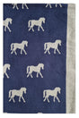 Hazy Blue Pashmina feel Luxury Ladies Womens Scarf - Horse - Just £13.99! Shop now at Warwickshire Clothing.