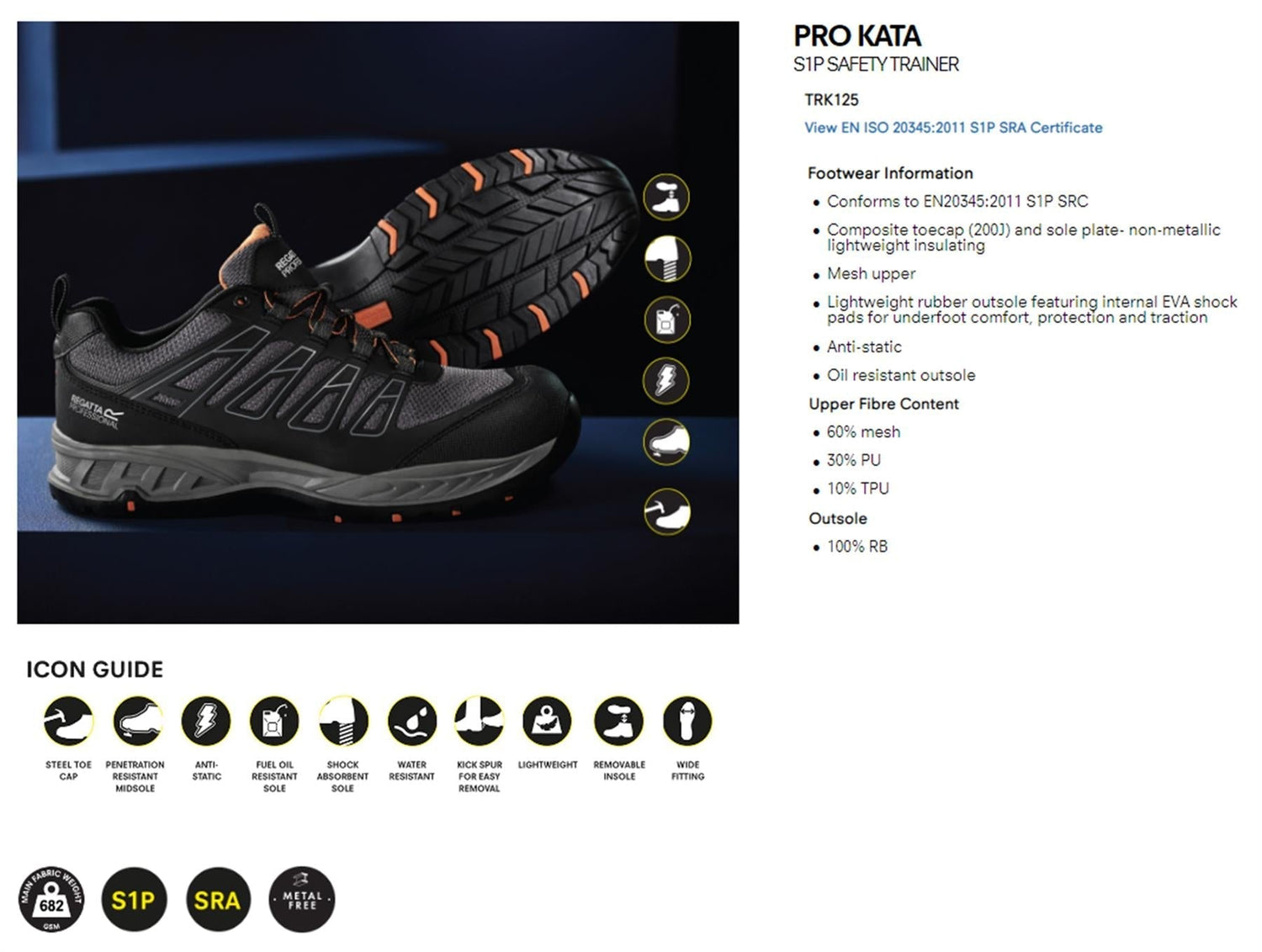 Regatta Mens Work Safety Protective Shoes Steel Toe Boots Workwear - Just £32.99! Shop now at Warwickshire Clothing.