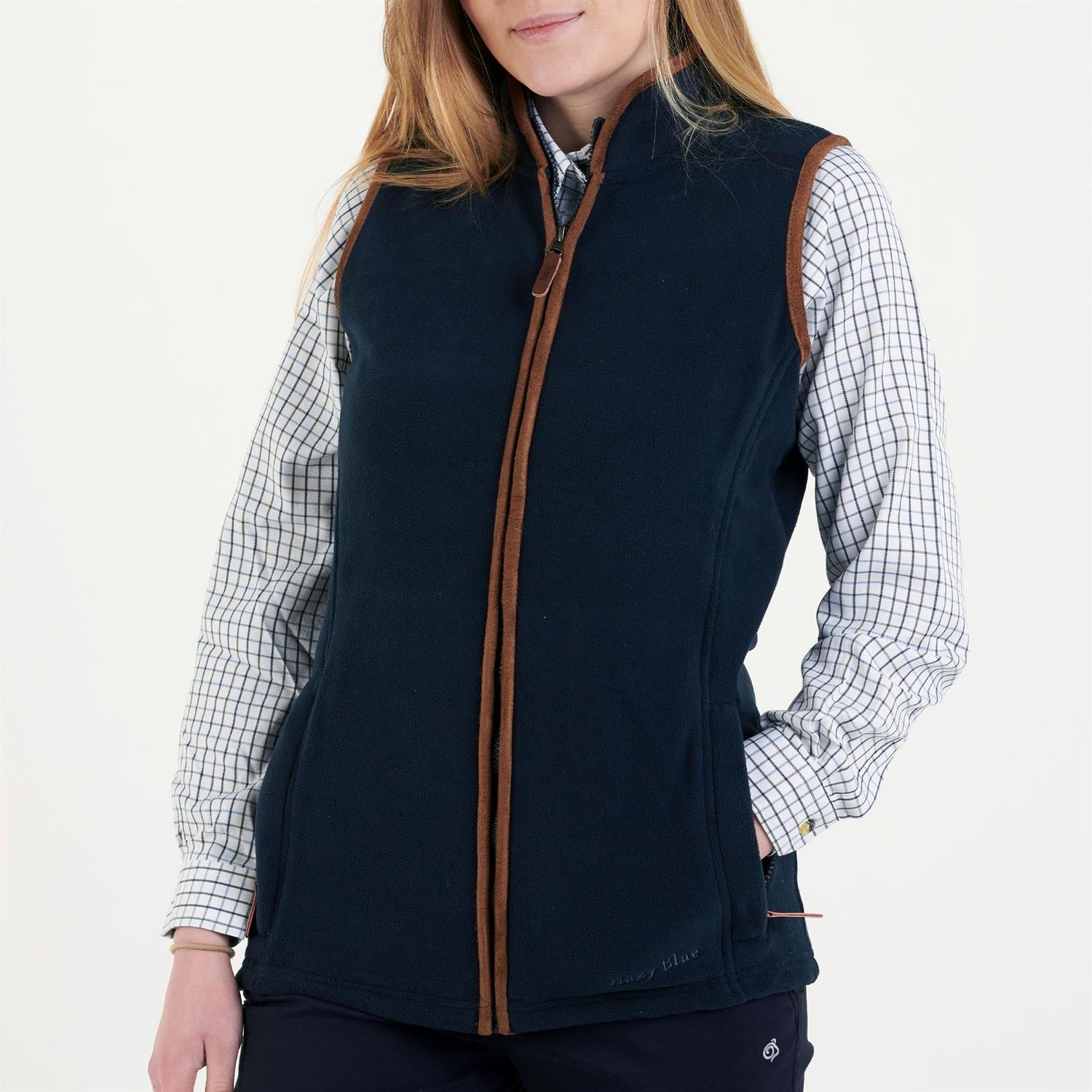 Hazy Blue Womens Sofia Full Zip Fleece Bodywarmer - Just £29.99! Shop now at Warwickshire Clothing.