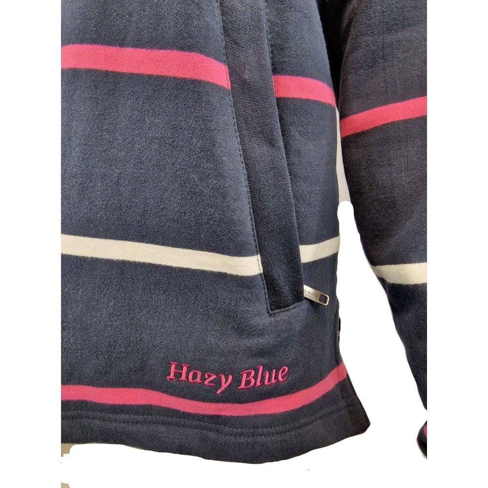 Hazy Blue Womens Half Zip Pullover Sweatshirts - Lizzy - Just £29.99! Shop now at Warwickshire Clothing.