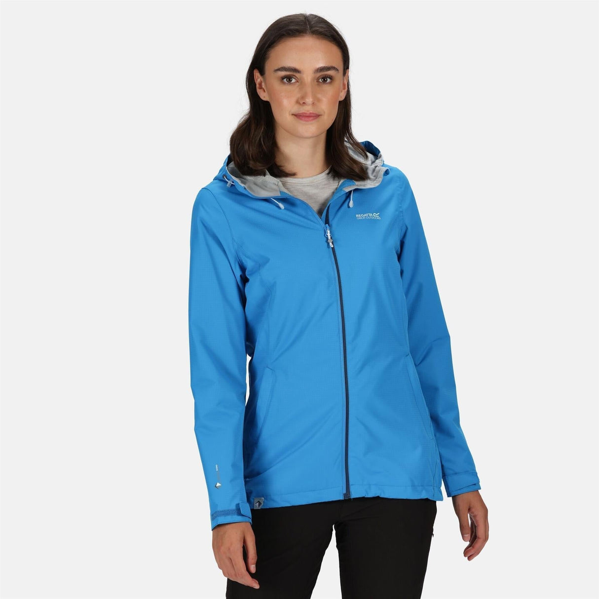 Regatta Womens Hamara III Lightweight Hooded Waterproof Jacket - Just £29.99! Shop now at Warwickshire Clothing.