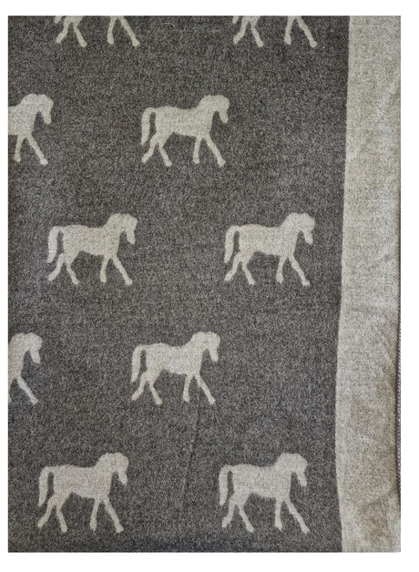 Hazy Blue Pashmina feel Luxury Ladies Womens Scarf - Horse - Just $13.99! Shop now at Warwickshire Clothing. Free Dellivery.