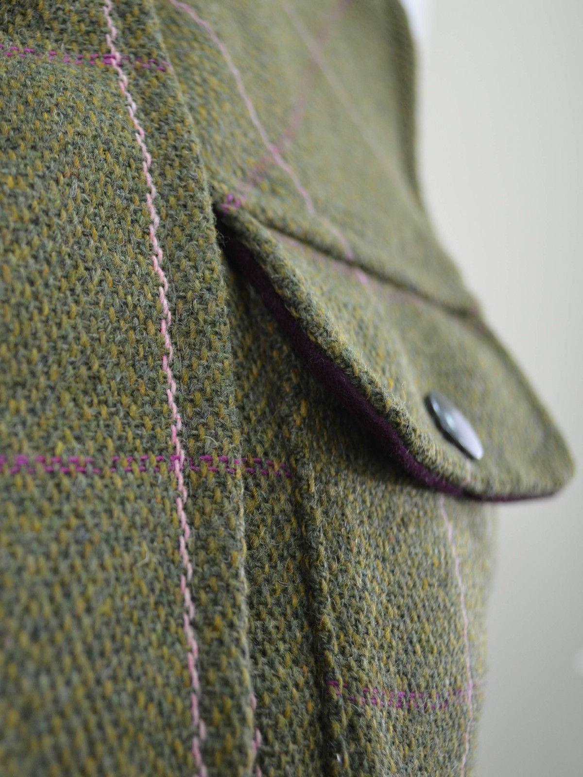 Shire Classics Womens Windsor Country Fitted Tweed Waistcoat Gilet Pink Check - Just £49.99! Shop now at Warwickshire Clothing.