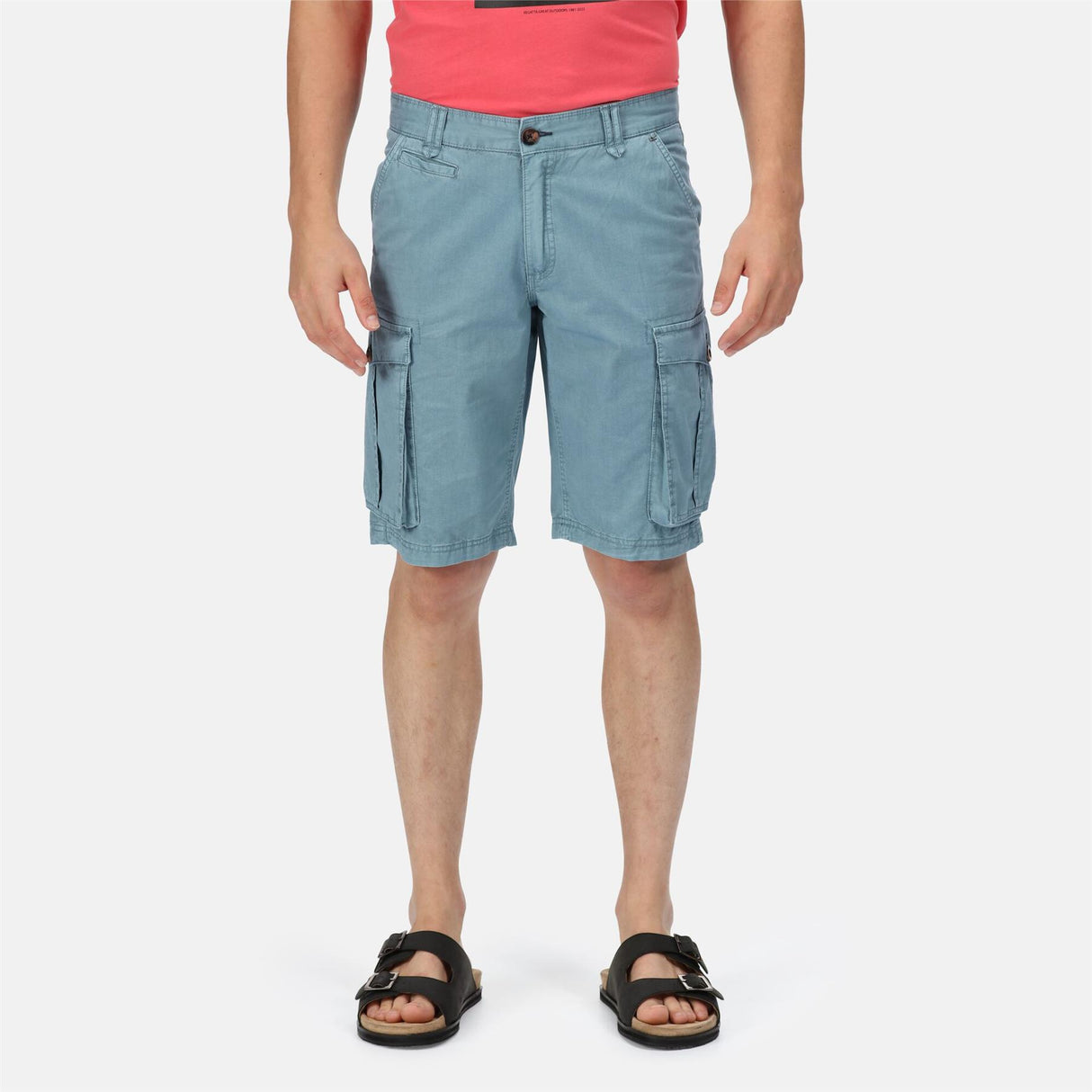 Regatta Mens Shorebay Cargo Breathable Cotton Shorts - Just £19.99! Shop now at Warwickshire Clothing.