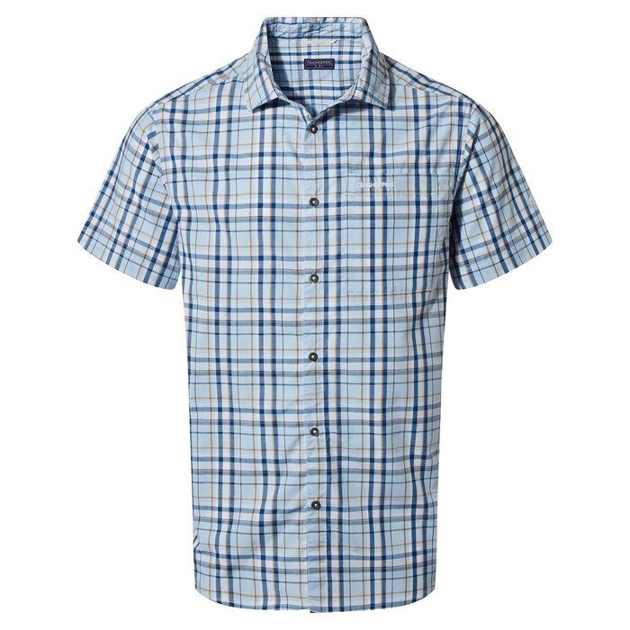 Craghoppers Mens Vernon Summer Check Short Sleeve Shirt - Just £18.99! Shop now at Warwickshire Clothing.