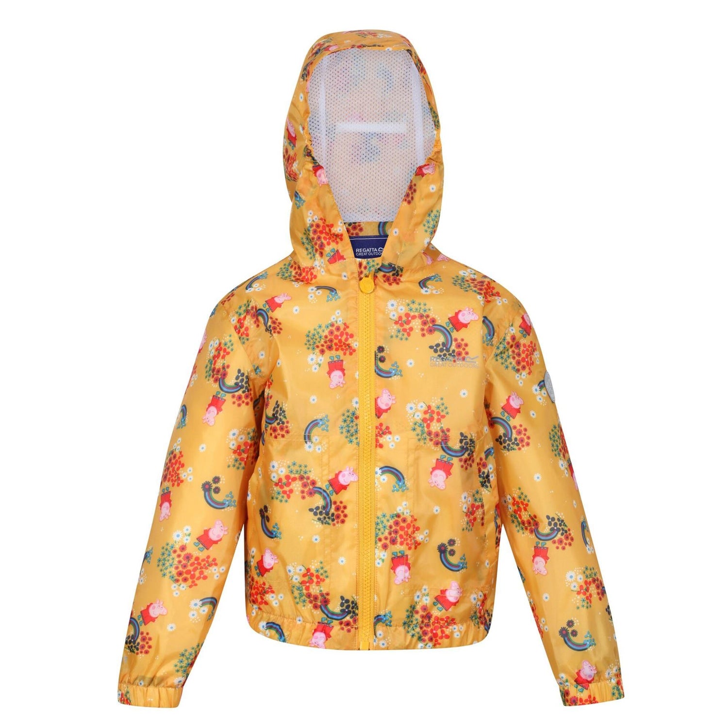 Regatta Kids Peppa Pig Muddy Puddle Waterproof Hooded Jacket Boys Girls - Just £19.99! Shop now at Warwickshire Clothing.