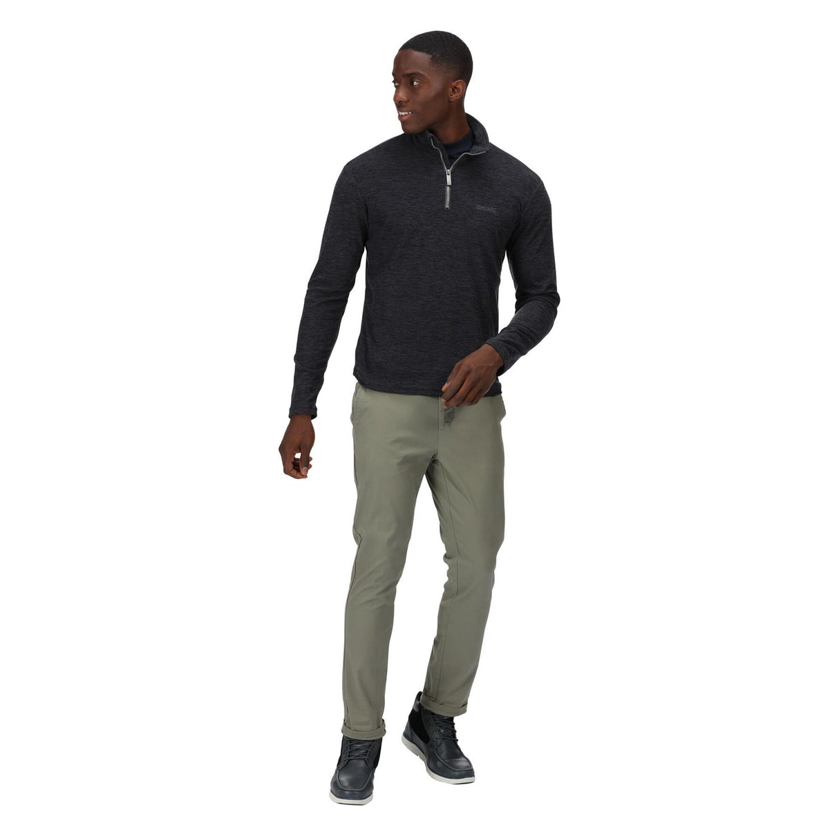 Regatta Mens Elgor II Half Zip Long Sleeved Jumper Pullover - Just £16.99! Shop now at Warwickshire Clothing.