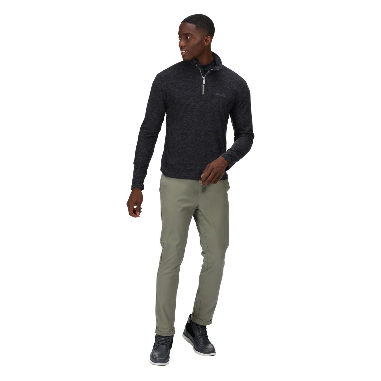 Regatta Mens Elgor II Half Zip Long Sleeved Jumper Pullover - Just £16.99! Shop now at Warwickshire Clothing.