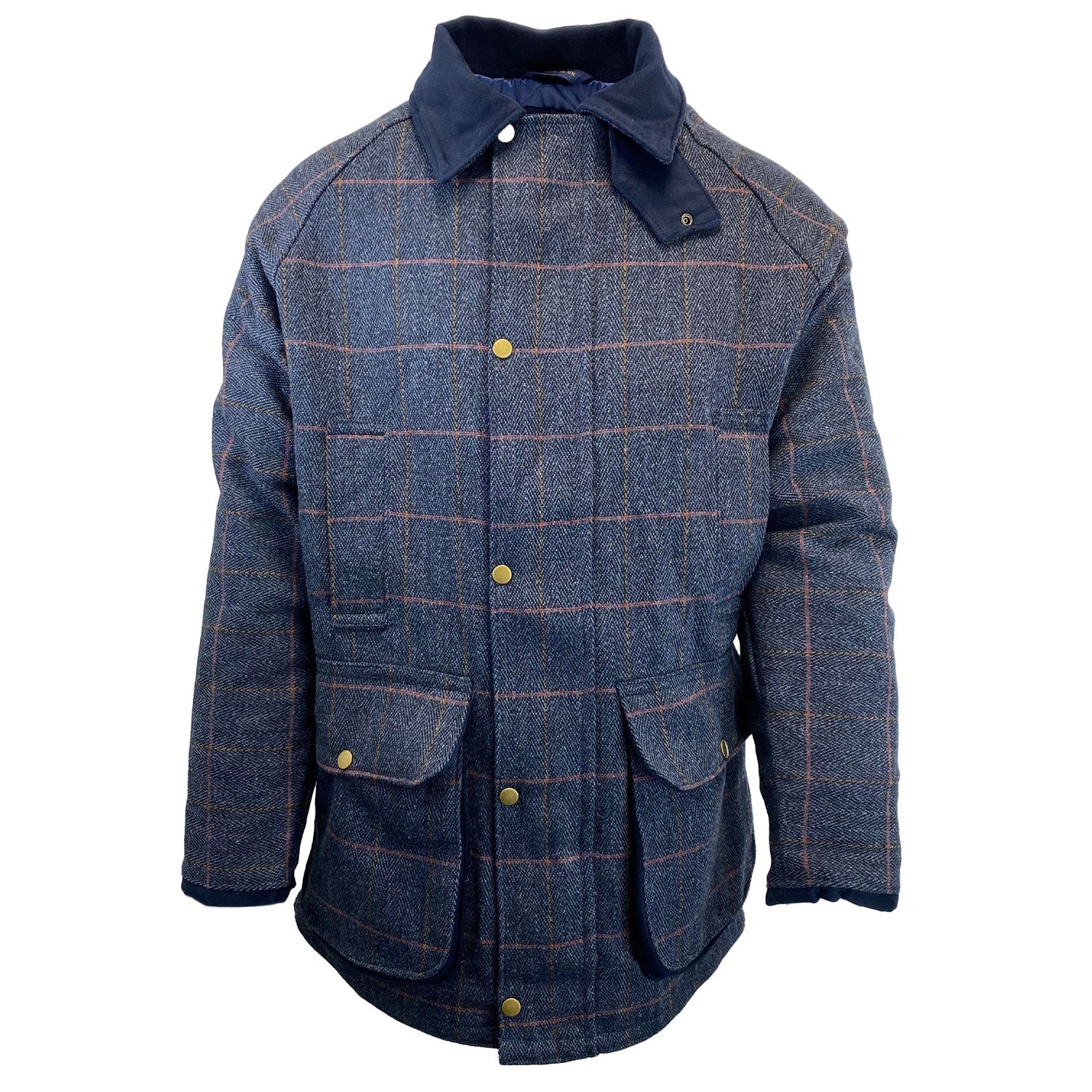 Hazy Blue Mens Derby Tweed Waterproof Jacket - Just £89.99! Shop now at Warwickshire Clothing.