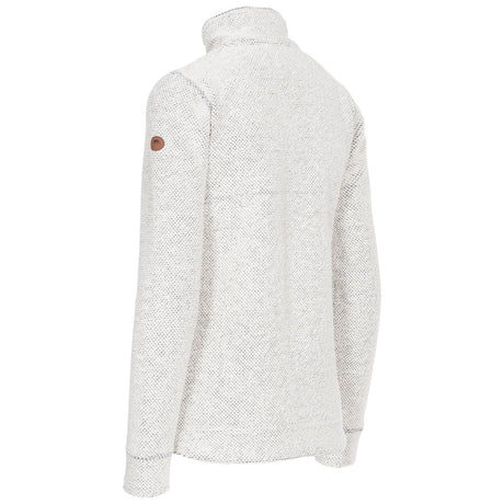 Trespass Womens Ronette Textured Knitted 1/2 Zip Fleece Jacket Off White - Just £34.99! Shop now at Warwickshire Clothing.