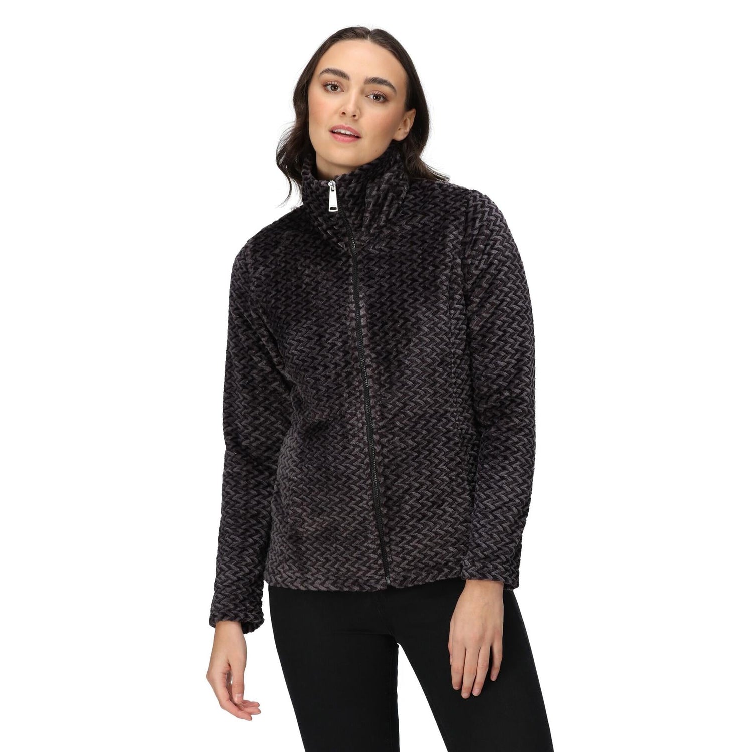 Regatta Womens Heloise Mock Neck Full Zip Fleece Jacket Coat - Just £23.99! Shop now at Warwickshire Clothing.