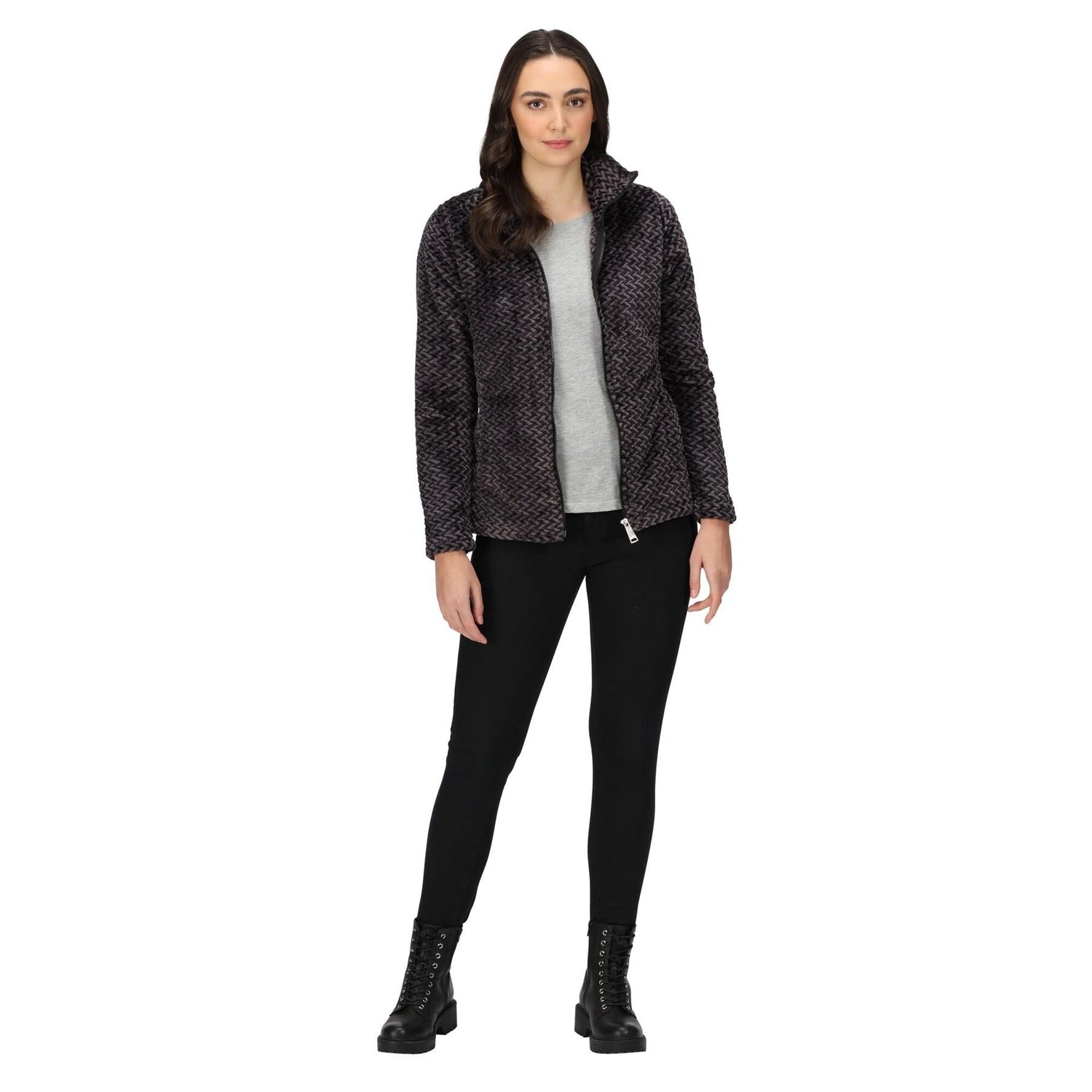 Regatta Womens Heloise Mock Neck Full Zip Fleece Jacket Coat - Just £23.99! Shop now at Warwickshire Clothing.
