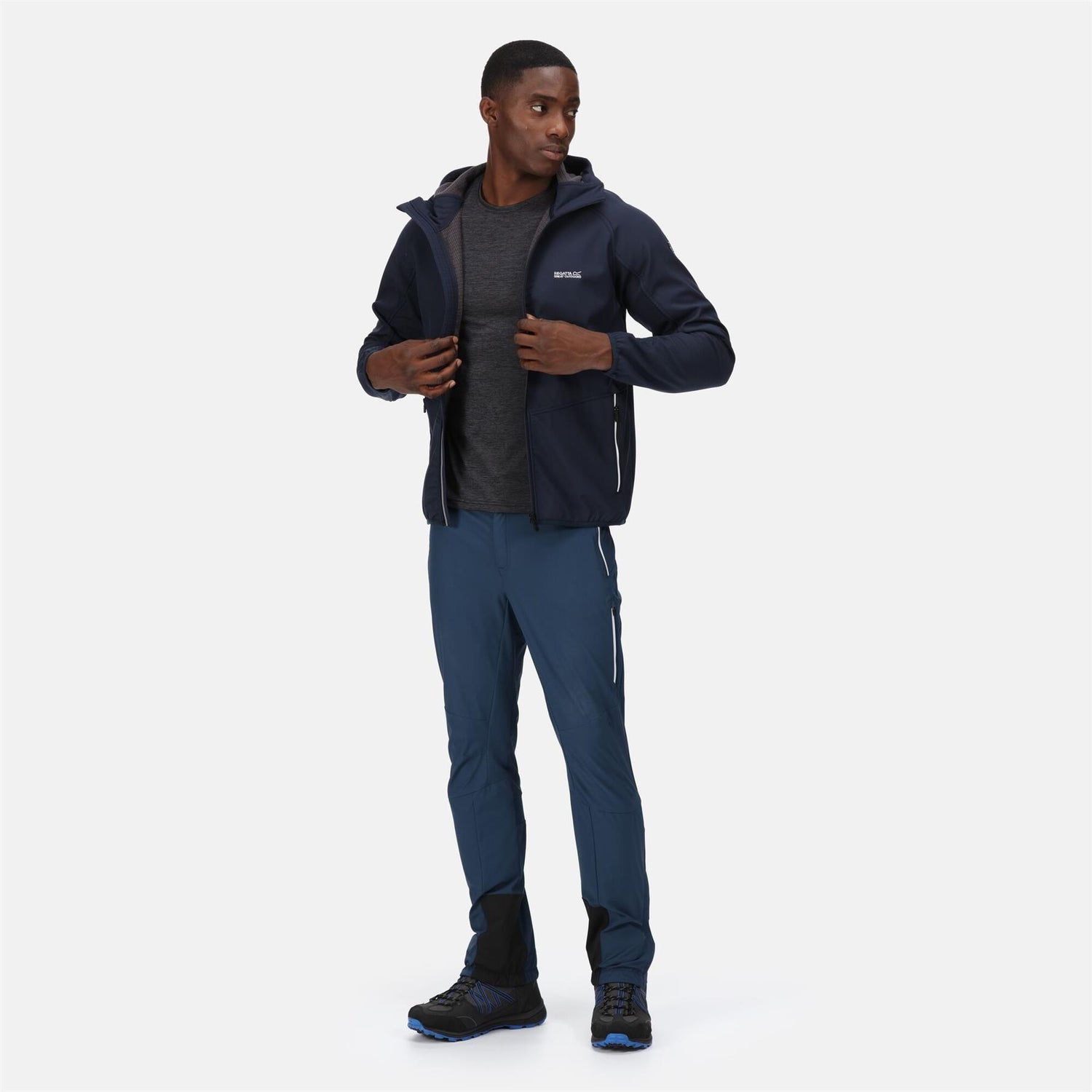 Regatta Mens Arec III Outdoor Hooded Softshell Jacket - Just £29.99! Shop now at Warwickshire Clothing.