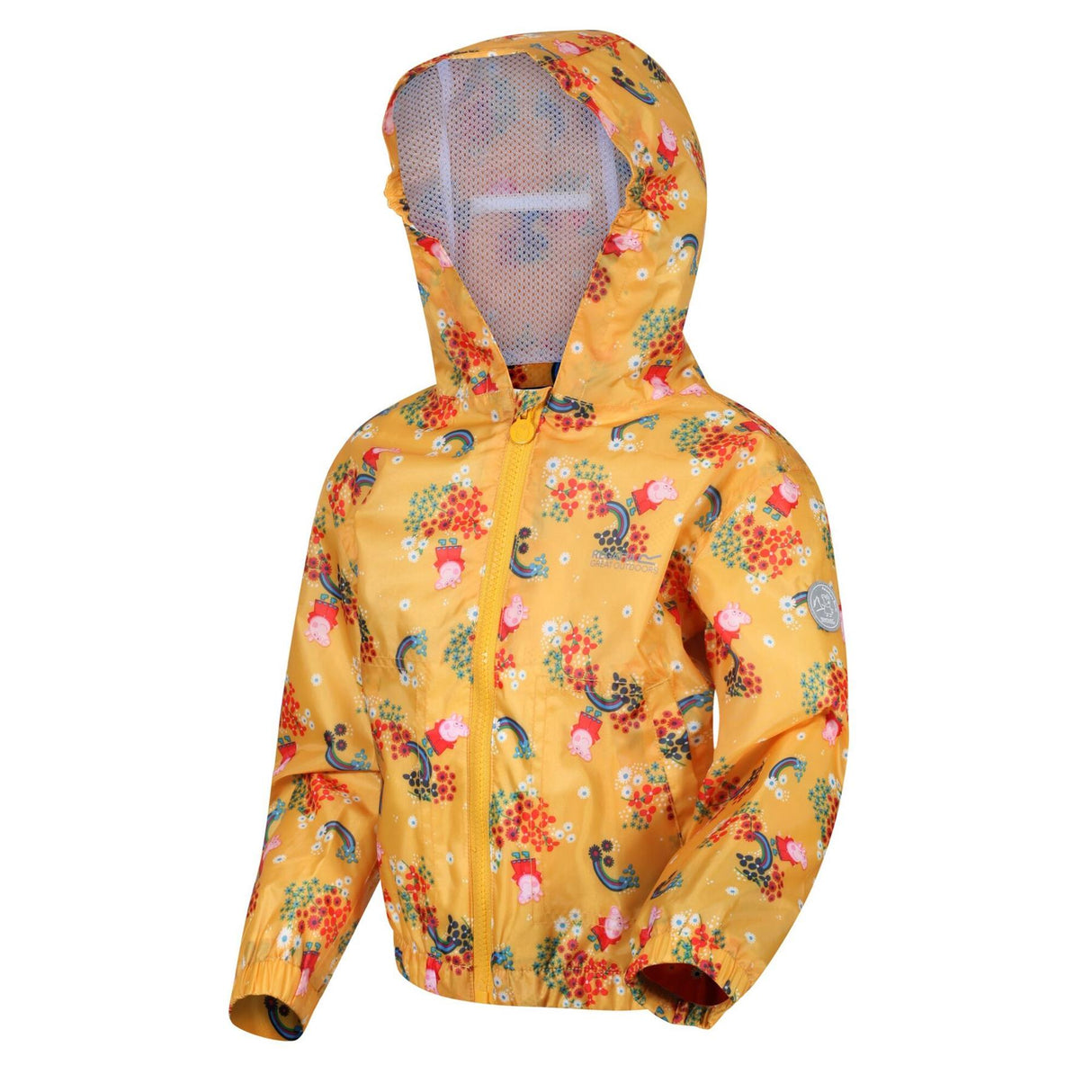 Regatta Kids Peppa Pig Muddy Puddle Waterproof Hooded Jacket Boys Girls - Just £19.99! Shop now at Warwickshire Clothing.