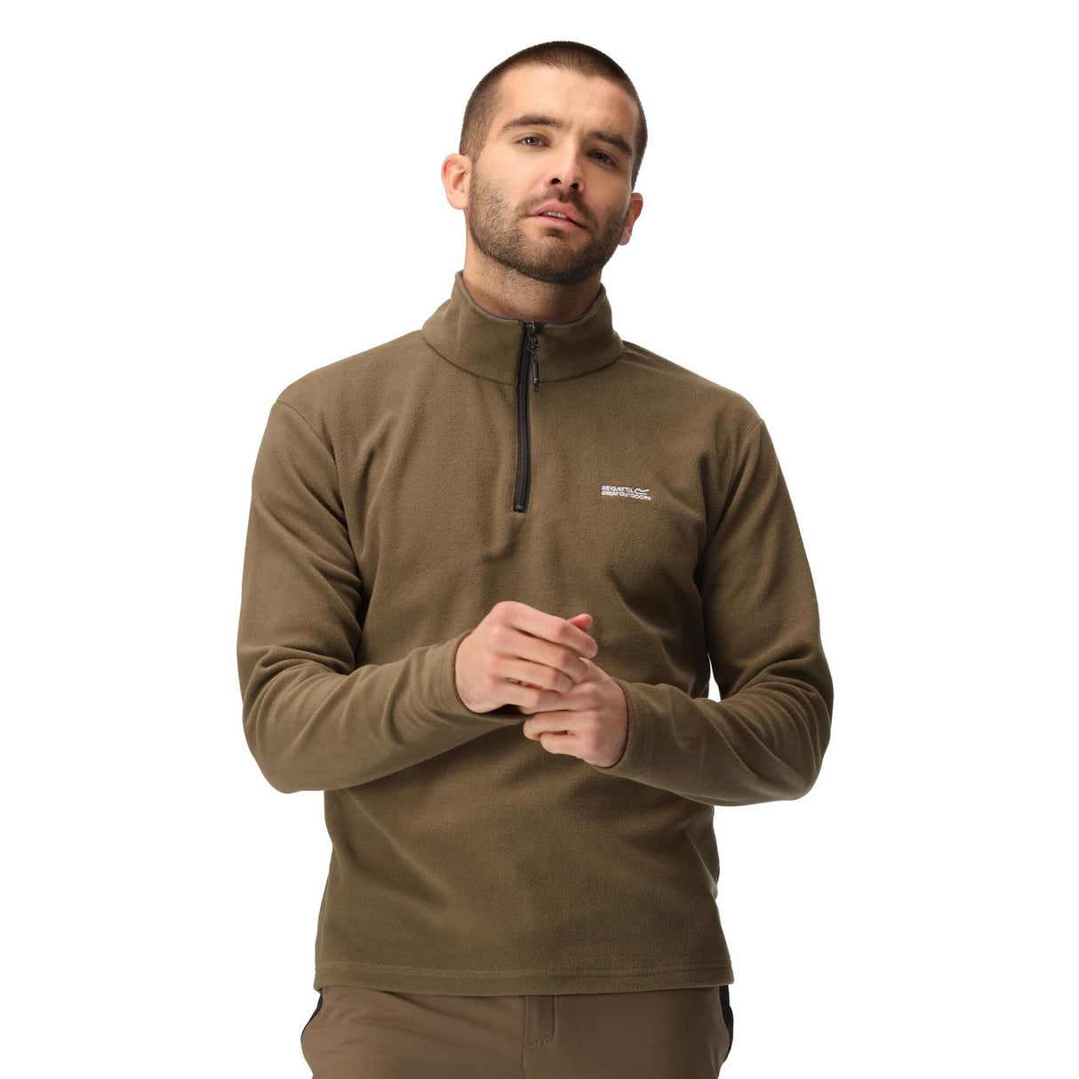 Regatta Mens Thompson Half Zip Light Micro Fleece | Dark Colours - Just £12.99! Shop now at Warwickshire Clothing.