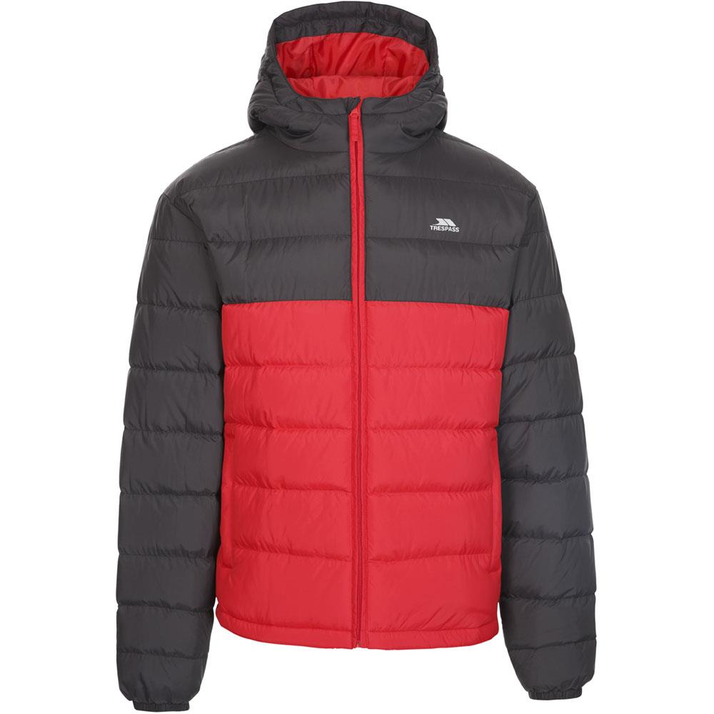Trespass Mens Oskar Padded Water & Wind Resistant Hooded Padded Jacket - Just £34.99! Shop now at Warwickshire Clothing.