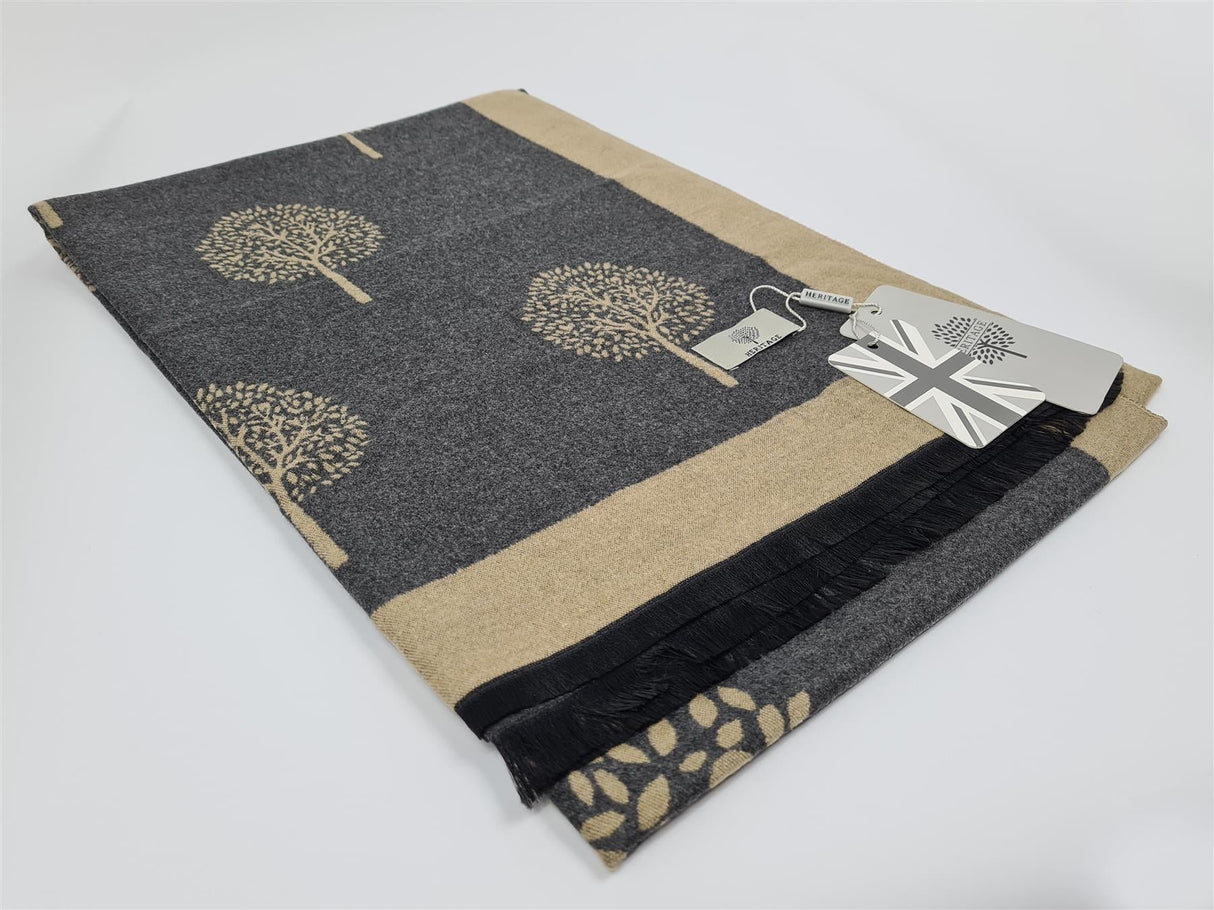 Heritage Pashmina Tree Of Life Womens Scarf - Just £14.99! Shop now at Warwickshire Clothing.