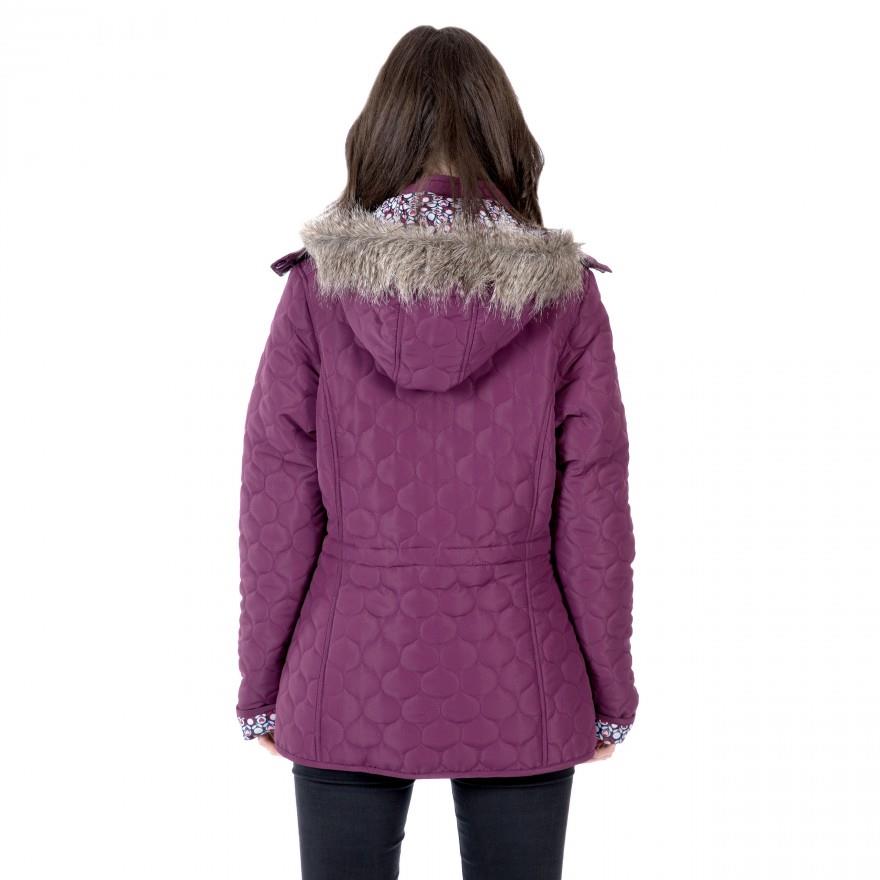 Trespass Womens Jenna Jacket Waterproof Qulited Padded Hooded Coat - Just £25.49! Shop now at Warwickshire Clothing.