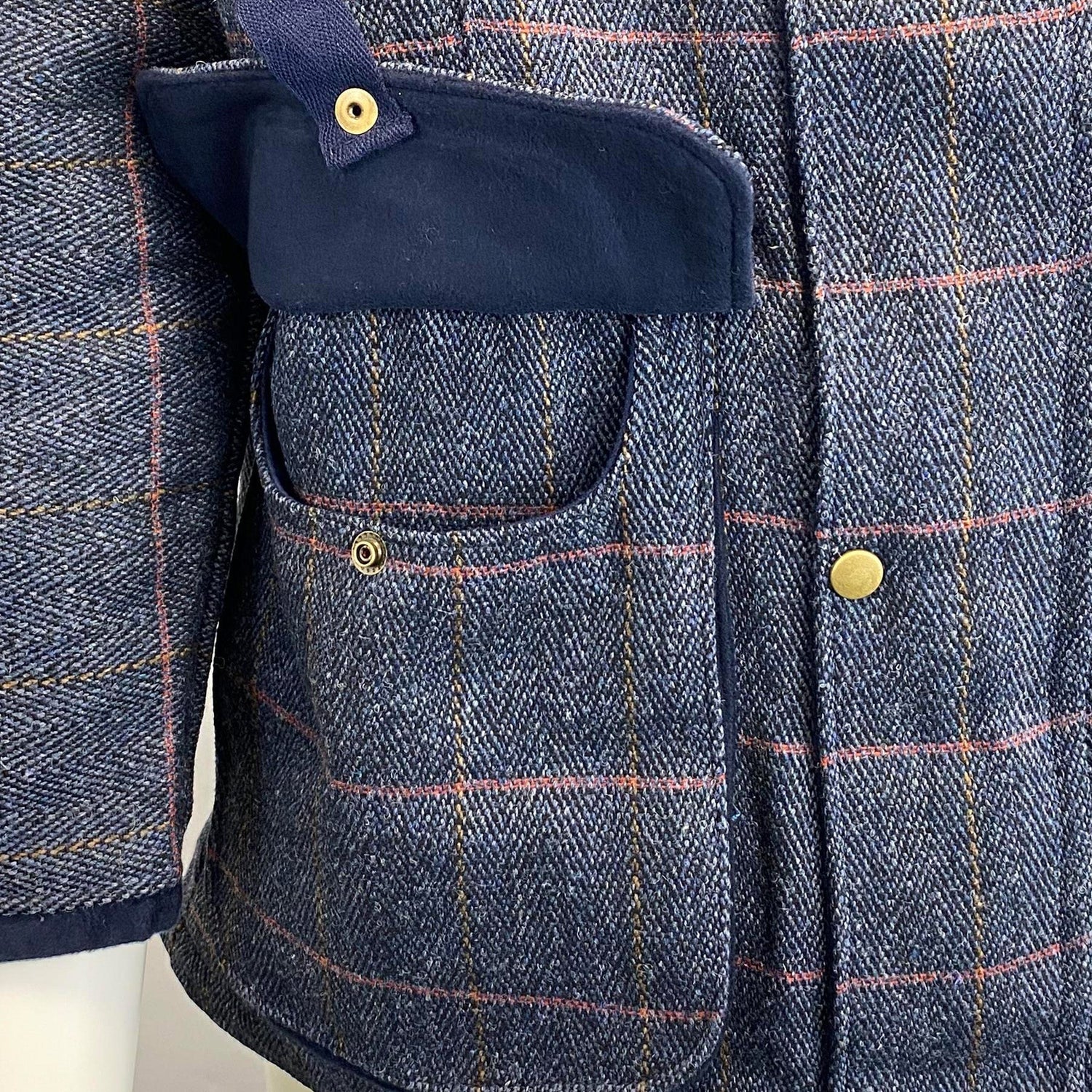Hazy Blue Mens Derby Tweed Waterproof Jacket - Just £89.99! Shop now at Warwickshire Clothing.