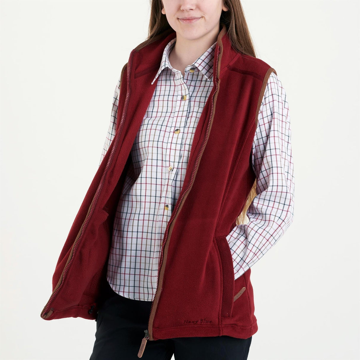 Hazy Blue Womens Sofia Full Zip Fleece Bodywarmer - Just £29.99! Shop now at Warwickshire Clothing.