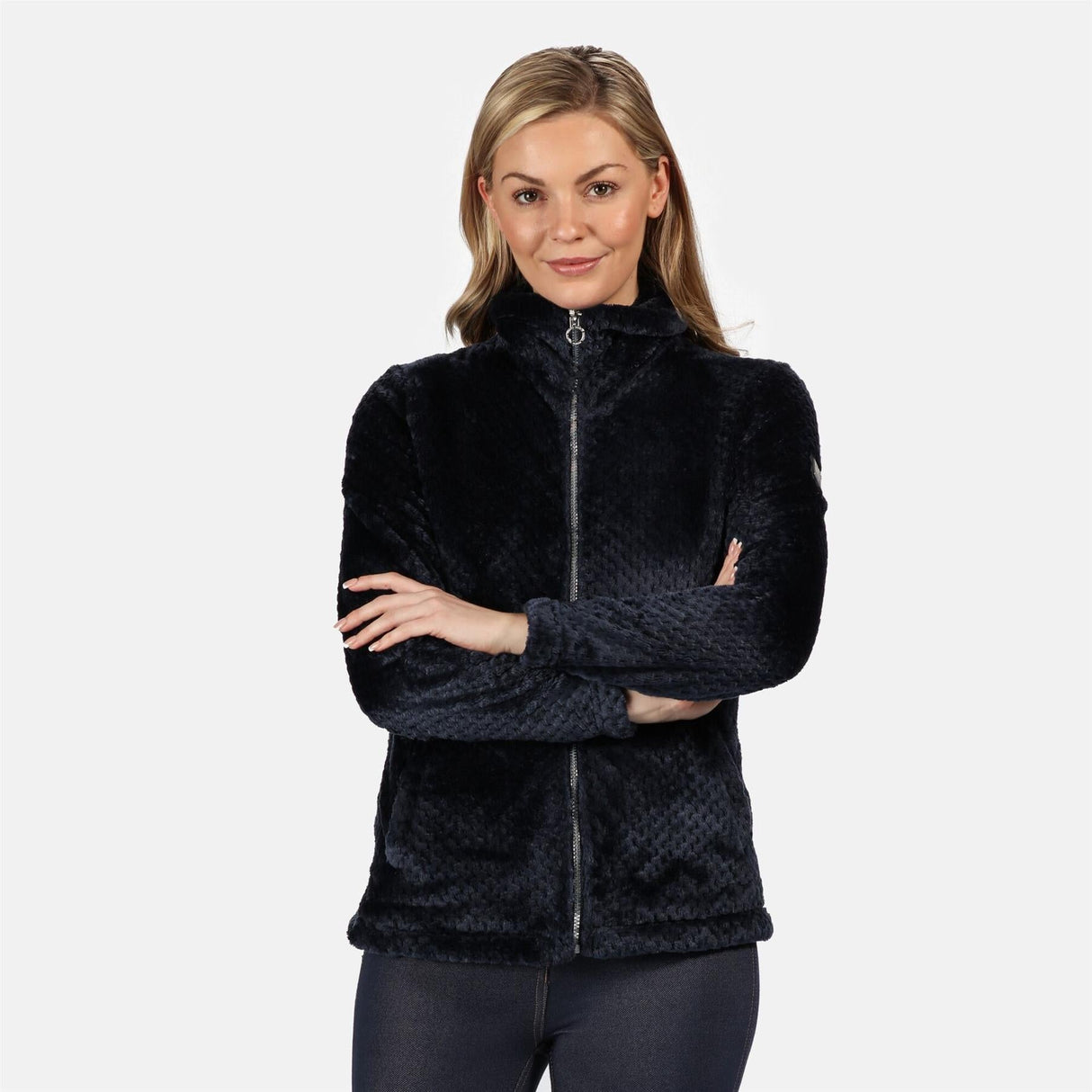 Regatta Womens Hermilla Full Zip Velour Fluffy Fleece Sweater Jacket - Just £29.99! Shop now at Warwickshire Clothing.