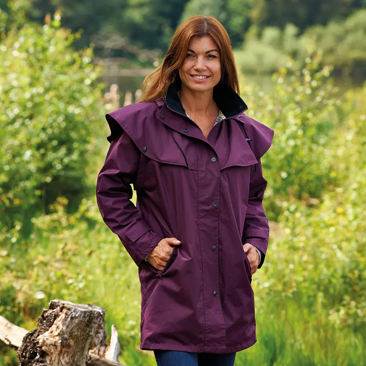 Country Estate Womens Windsor Waterproof Riding Coat Warwickshire Clothing