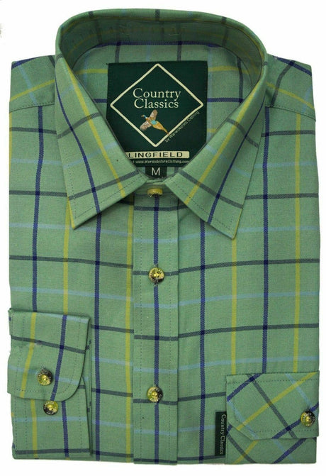 Country Classics Mens Long Sleeve Check Country Shirt - Lingfield - Just £18.99! Shop now at Warwickshire Clothing.