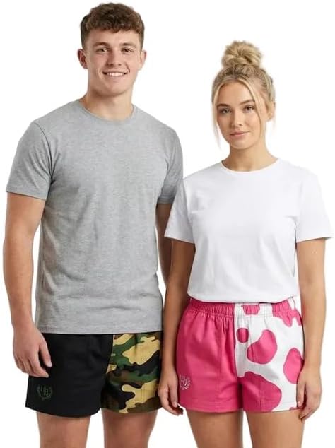 Hazy Blue Nelson - Unisex Coloured Block Shorts