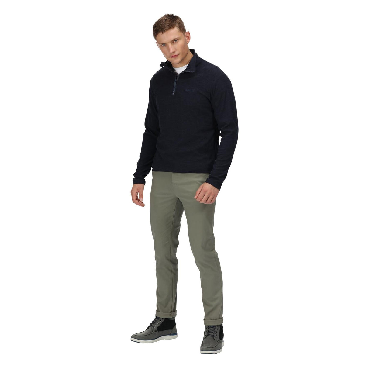 Regatta Mens Elgor II Half Zip Long Sleeved Jumper Pullover - Just £16.99! Shop now at Warwickshire Clothing.