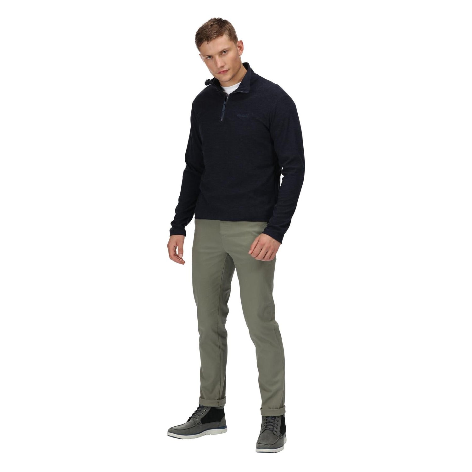 Regatta Mens Elgor II Half Zip Long Sleeved Jumper Pullover - Just £16.99! Shop now at Warwickshire Clothing.